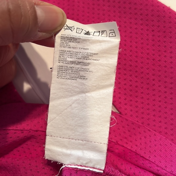 Roxy Pullover reflective tabs thumbholes pink half zip collared lightweight S - Picture 11 of 11